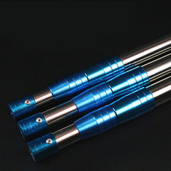 廠家 伸縮不鏽鋼抄網 抄網杆 魚叉杆撈魚網杆 漁具垂釣用品