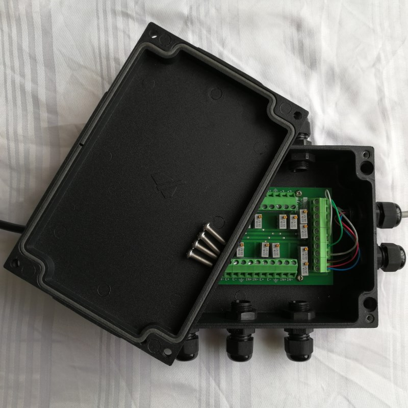 传感器接线盒厂价质保称重传感器信号集中汇集铝合金传感器接线盒