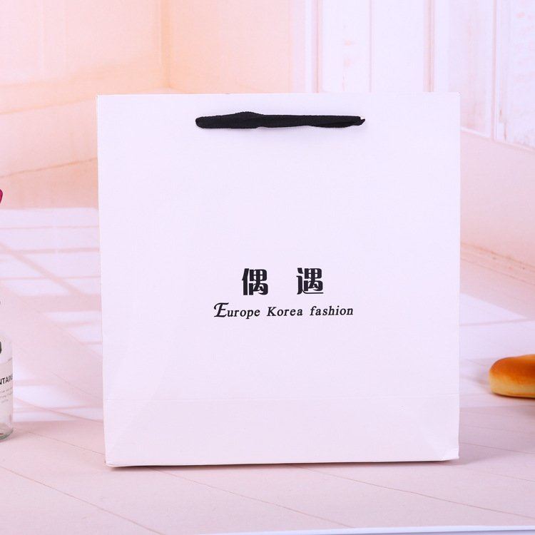 厂家手提袋制定广告纸袋  周年庆礼品袋包装小袋子可以 印刷LOGO