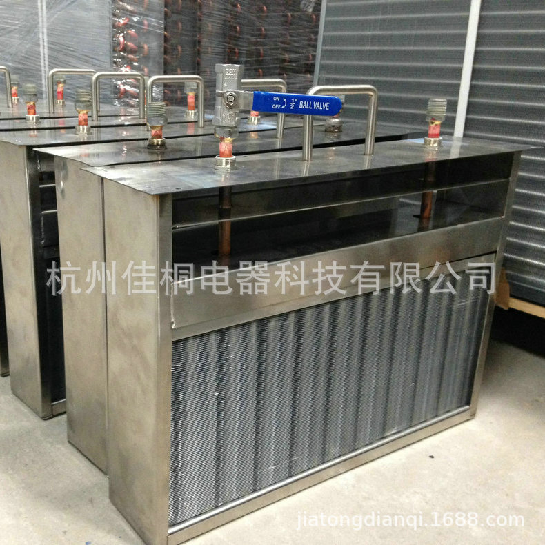 长期提供不锈钢翅片冷凝器空调内机翅片式冷凝器