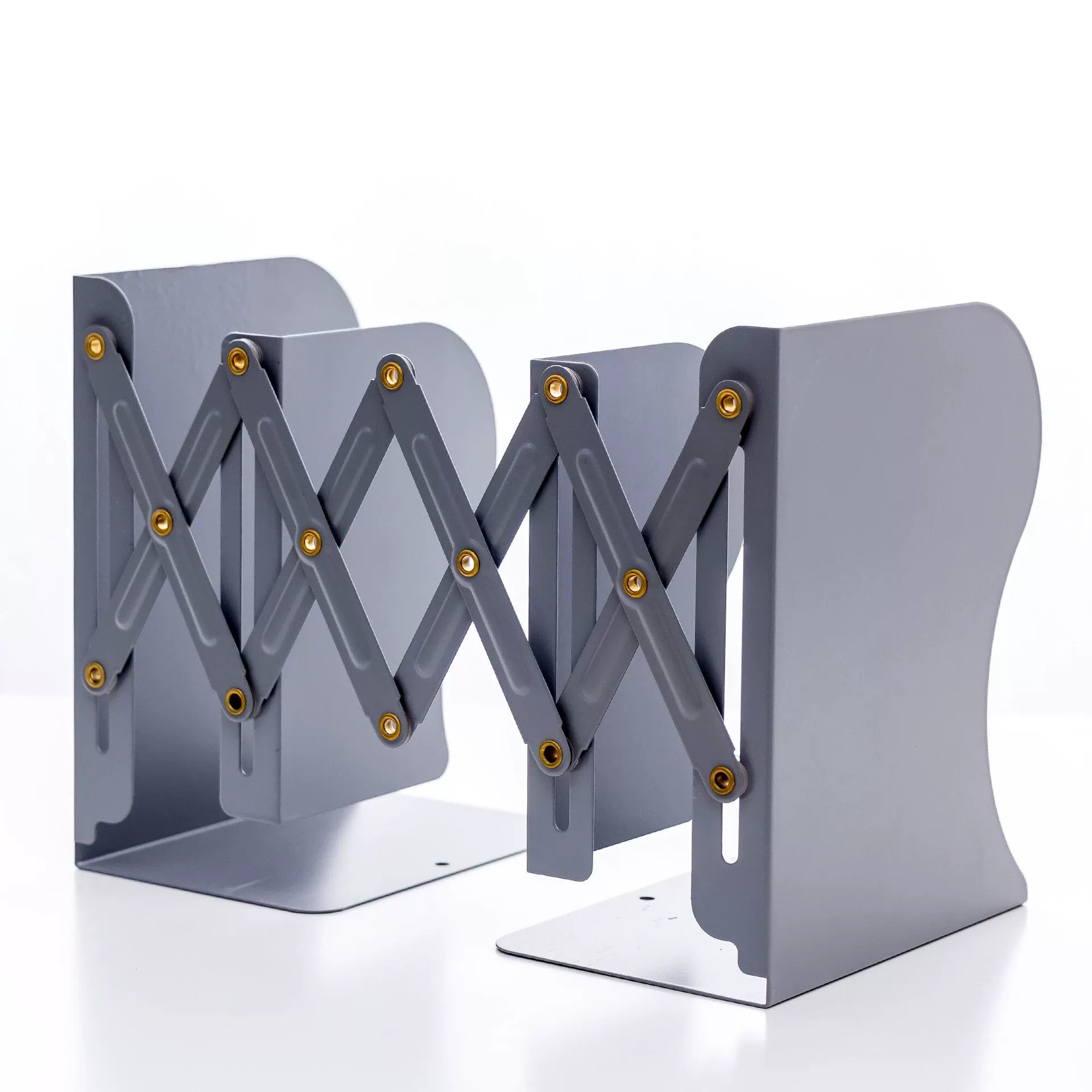 Factory direct sales explosion creative stationery supplies telescopic book holder folding book frame metal students cartoon