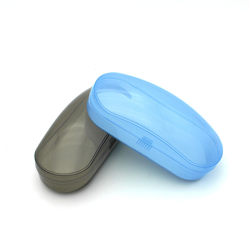 Plastic Sunglasses Case Large Transparent Pvc Ultra-Light Portable Anti-Stress Sunglasses Toad Mirror Storage Box
