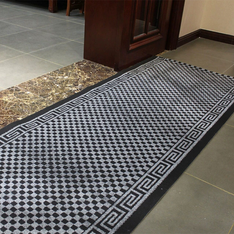 Нескользящая замшевая ПВХ-код floor mat, резиновая подкладка, впитывающая воду дорожка у входа и на кухню
