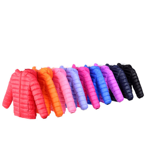  Autumn and Winter New Children's Clothing Boys and Girls Cotton Clothes Children's Light Down Cotton Clothes Short Baby Cotton-padded Jackets
