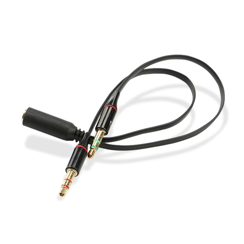 Mobile phone microphone headset conversion computer headset 3.5 two-in-one splitter one-in-two audio adapter cable