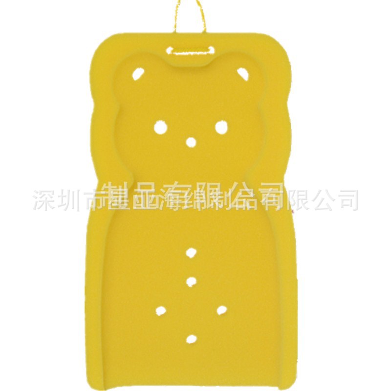 防磕碰海绵垫多色小熊沐浴加厚泡棉垫 新生儿专用洗澡浴网盆直销