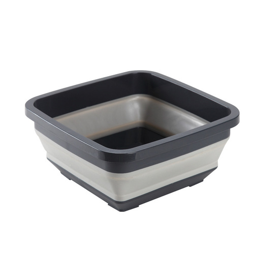 Folding basin retractable home vegetable washing portable thickened car travel outdoor camping washbasin fruit basket