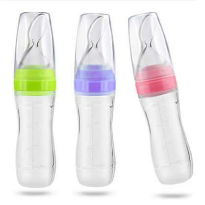 Ложка для рисовой пасты бутылочка для кормления детская силиконовая ложка для кормления рисовой муки детская Кормушка Для прикорма оптом