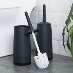 Simple European toilet brush set, soft-bristled long-handled toilet brush, no dead ends, toilet toilet cleaning brush wholesale