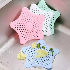 Amazon eBay five-point star kitchen sink anti-blocking floor drain bathroom filter grid Star silicone floor drain