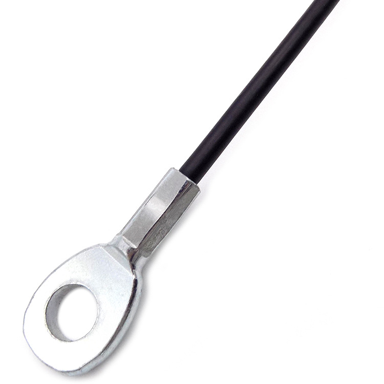 304 cable de acero recubierto de goma terminal de presión de aluminio de montaña hebilla de seguridad de caída al aire libre de montaña cable de acero