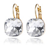 Fashionable earrings, universal crystal earings, European style, simple and elegant design, wholesale