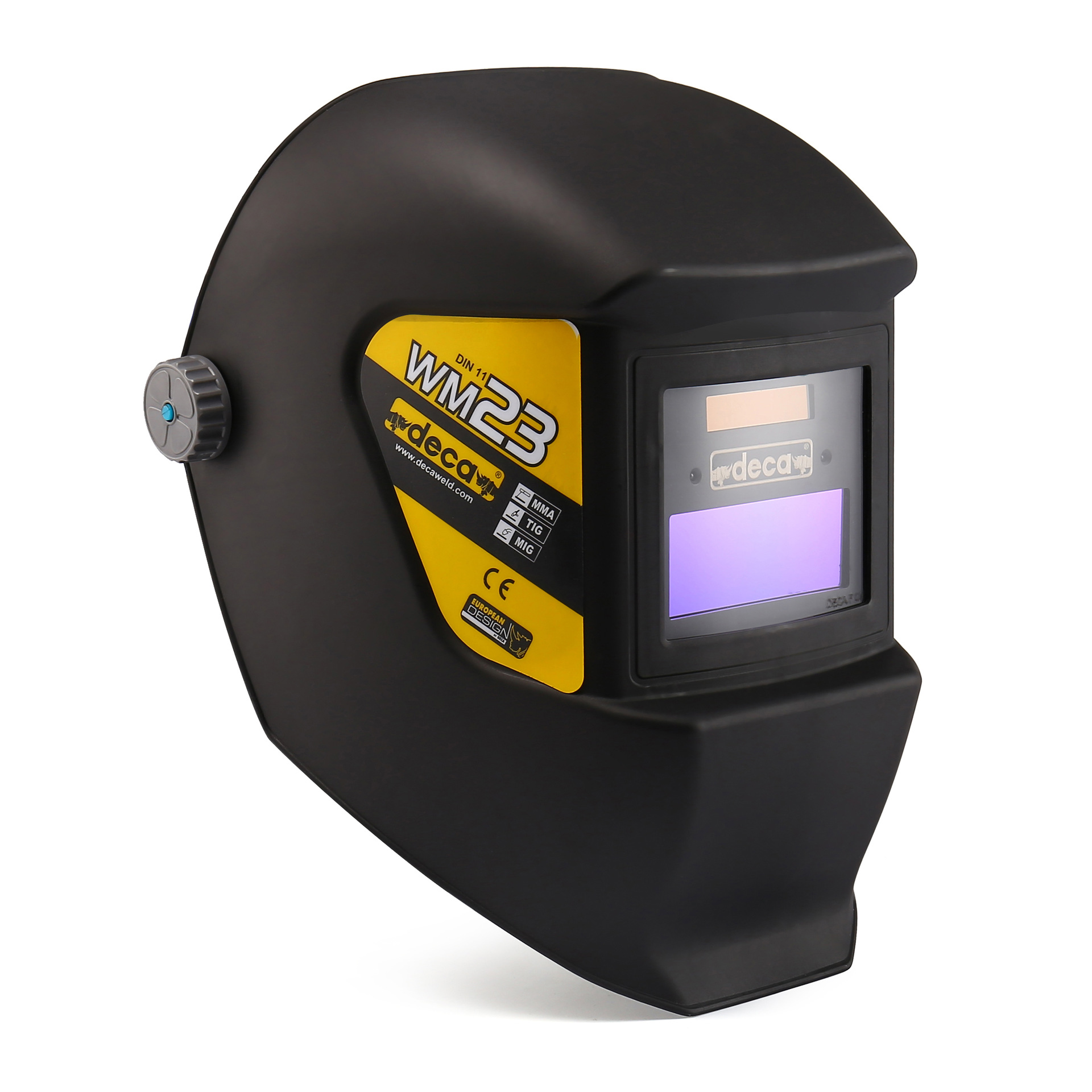 太阳能自动变光焊接面罩头戴式可调节焊工焊接专用焊帽ALOE-WM23