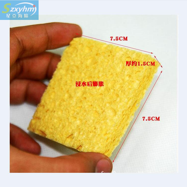 定 做加工木浆棉海绵 宝宝洗浴海绵 耐用无味天然化妆棉