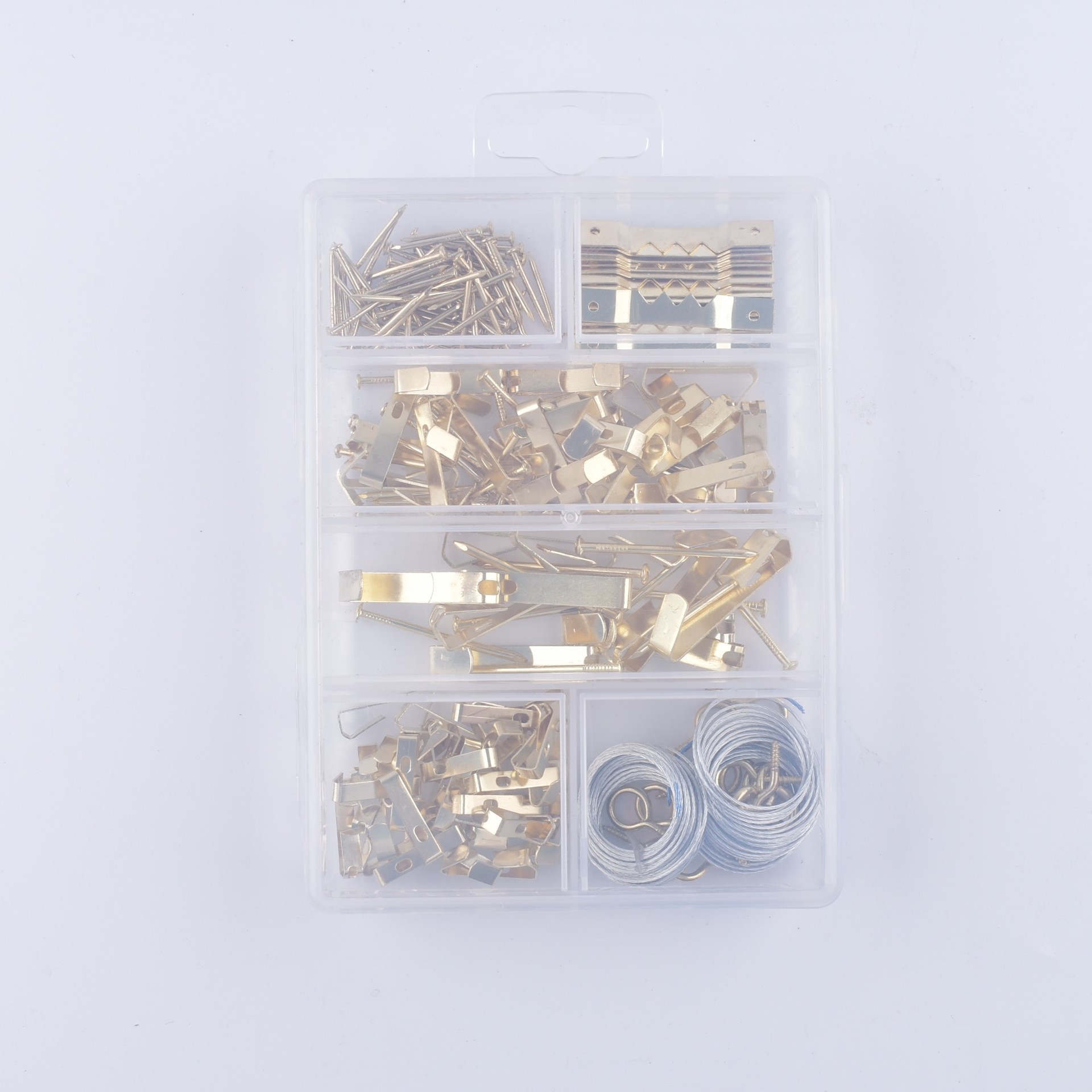 200pcs 画框 加强挂钩 水平泡 毛毡垫  2018新款 小五金组套