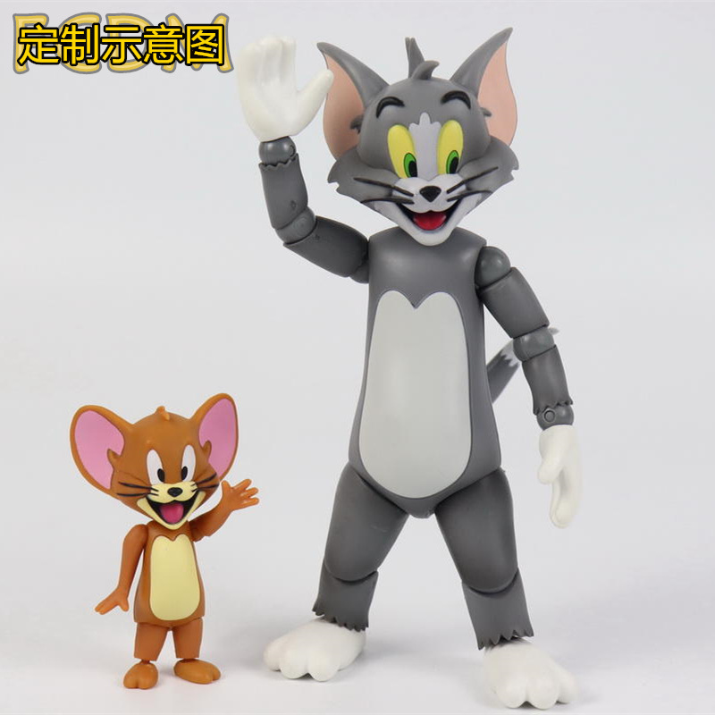 玩具猫和老鼠关节可动铁线景品摆件玩偶钥匙扣可动手办潮流手办
