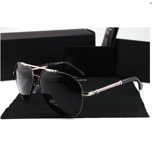 Men's Polarized Sunglasses European and American Fashion Large Frame Driving Fishing UV Protection High-end Aviator Sunglasses
