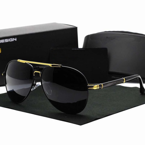 Men's Polarized Sunglasses European and American Fashion Large Frame Driving Fishing UV Protection High-end Aviator Sunglasses