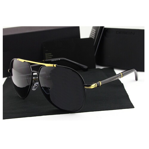 Men's Polarized Sunglasses European and American Fashion Large Frame Driving Fishing UV Protection High-end Aviator Sunglasses
