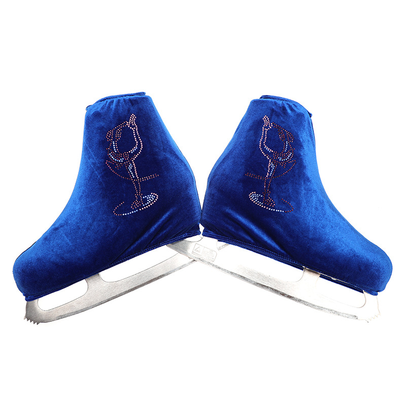 24-color profesional figura patinaje zapato cubierta coreano terciopelo estiramiento hombres y mujeres patinaje sobre ruedas zapato cubierta exportación punto y coma 20