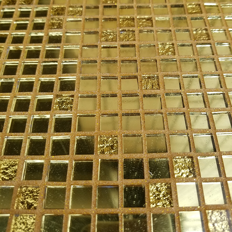 The manufacturer recommends mosaic crystal caulking agent