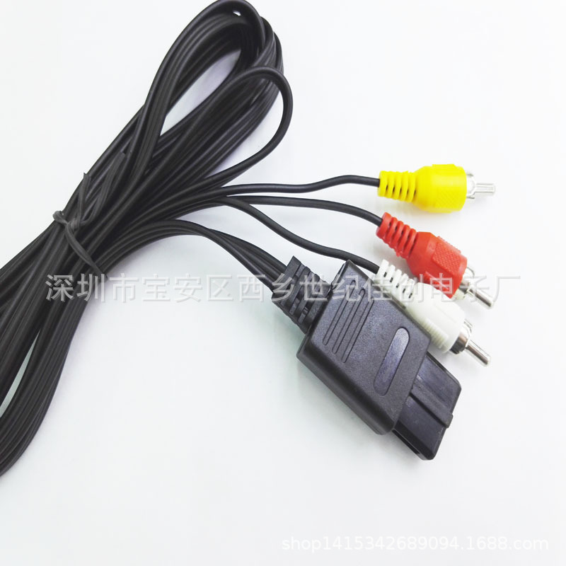 Directly Supplied from the Manufacturer, N64/Ngc/Snes Av Cable 1.8m Directly Supplied from the Manufacturer, N64/Ngc/Snes Av Cable 1.8m