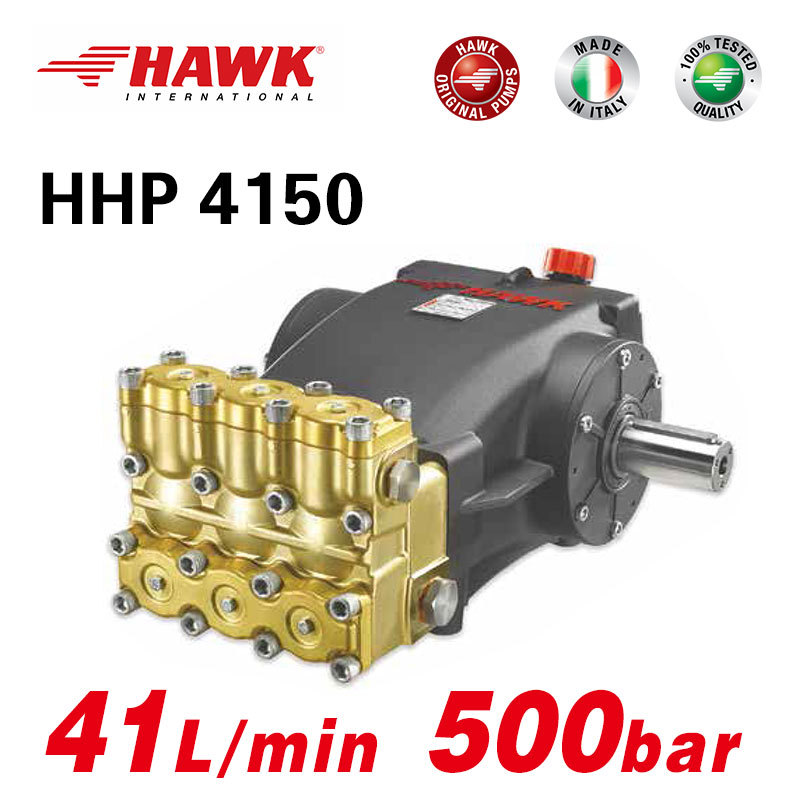 HAWK500公斤41升高压柱塞泵 水刀切割破碎 陶瓷柱塞泵HHP4150