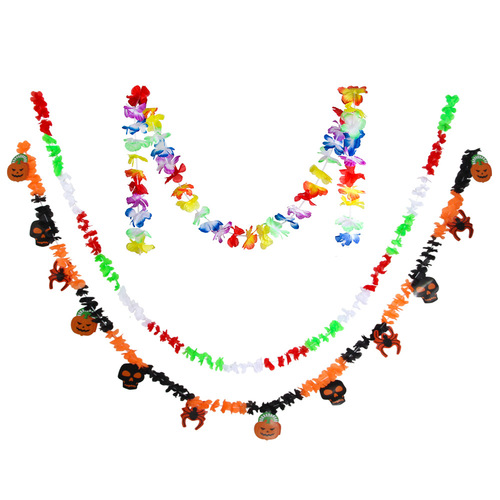 Kai Feng Party Colorful Flower Strips Hoop Flower Decorative Flowers 2-30 Meters Long Halloween Christmas Party Supplies