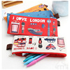 Cartoon cute pencil case, stationery for pencils for elementary school students, oxford cloth, wholesale