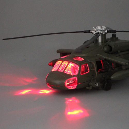 Huayi F64-3 Black Hawk armed helicopter alloy military model simulation fighter model collection-grade ornament