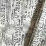 英文收纳字母印花布窗帘