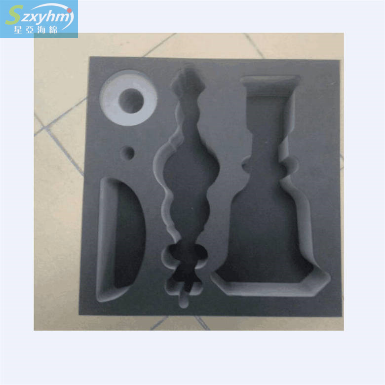 异形彩色EVA冲型 EVA植绒 黑色EVA包装内衬泡棉单面背胶EVA防撞条