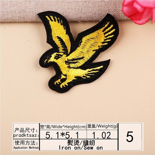 Embroidered patch with cute cartoon little girl design for clothing decoration