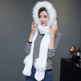 Демисезонная коралловая бархатная шапка для взрослых, шарф для школьников, перчатки, 2018, увеличенная толщина, 3 предмета, защита для ушей