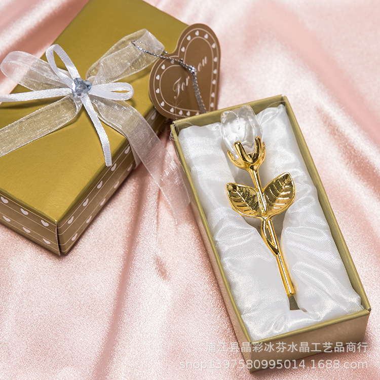 골드 로드 투명 꽃