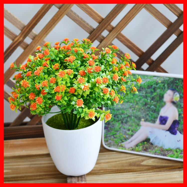  Simulated Gypsophila bouquet Milan grain fence small floral home flower arrangement with plastic flower shooting prop bouquet