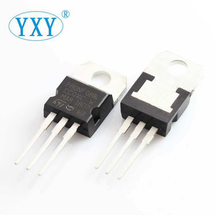 厂家直营 STP80NF08 P080NF08 TO-220封装直插 MOS管场效应管