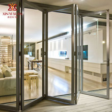 铝合金折叠门75商铺阳台隔断重型折叠门隔音防水推拉折叠移门定制