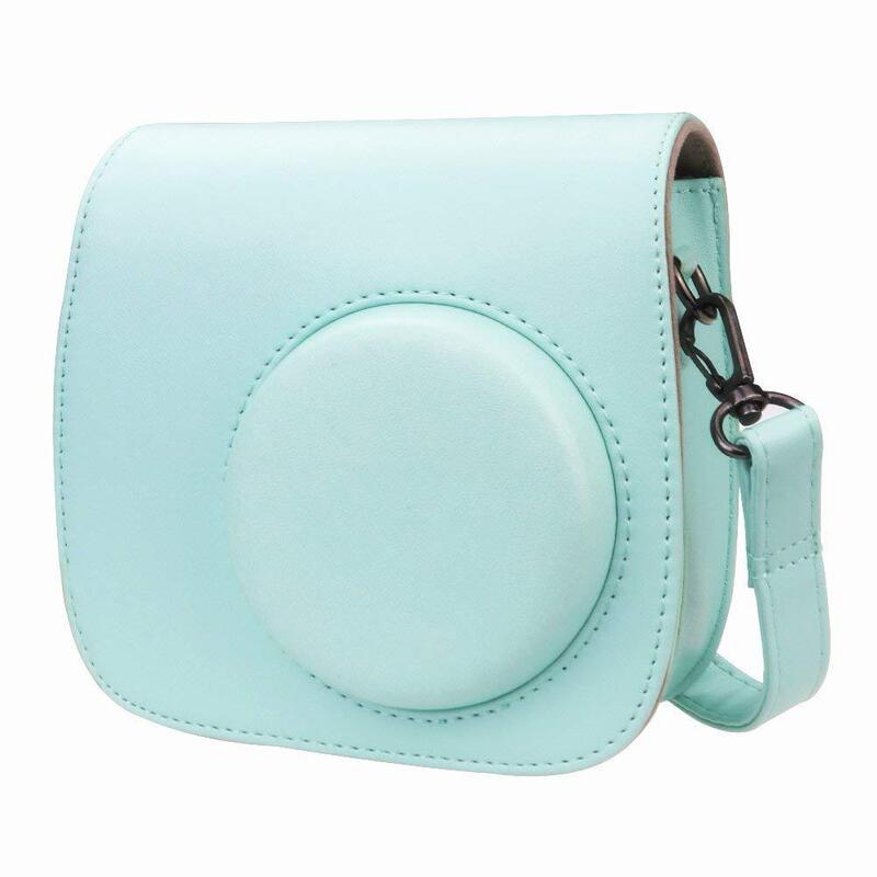 Factory wholesale Instax MINI/8+9 ice blue travel camera bag shoulder outdoor camera bag fit cover