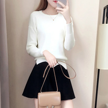 大码女装胖mm秋冬季新款时尚套装宽松显瘦针织两件套装裙女潮批发