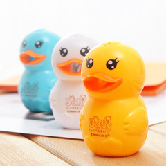 Creative stationery student prizes cartoon duck shaped pencil sharpener duck pencil sharpener cute pencil sharpener wholesale