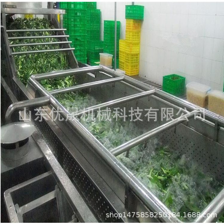 现货 油菜气泡清洗机 鲜枣气泡喷淋清洗机 菠菜气泡清洗线