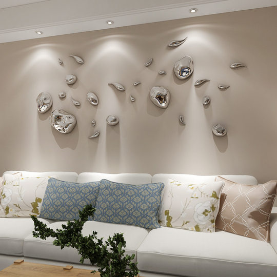 Home Modern Stone Hanging Abstract Decorations Wall Decoration Hanging Studio Creative Background Wall Pendant