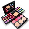 Eyeshadow palette, lipstick, face blush, powder, makeup primer, set, 39 colors