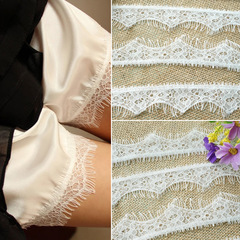 單邊蕾絲花邊3.5cm睫毛花邊 服裝輔料內衣褲睫毛蕾絲花邊