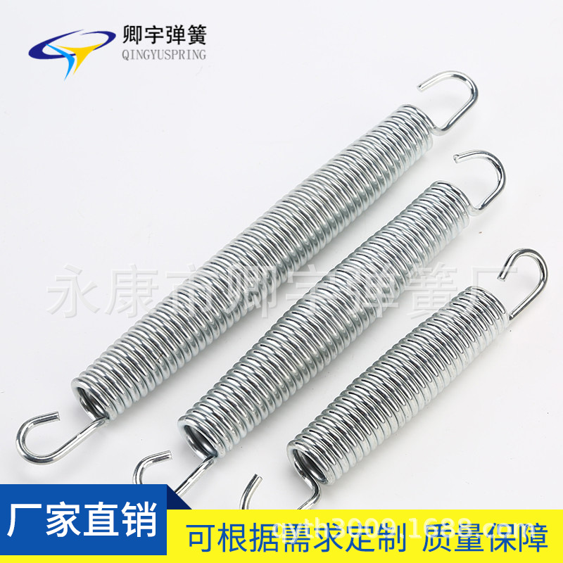 厂家加工 蹦床弹簧定制不锈钢拉簧  多用途双钩拉力拉伸弹簧批发