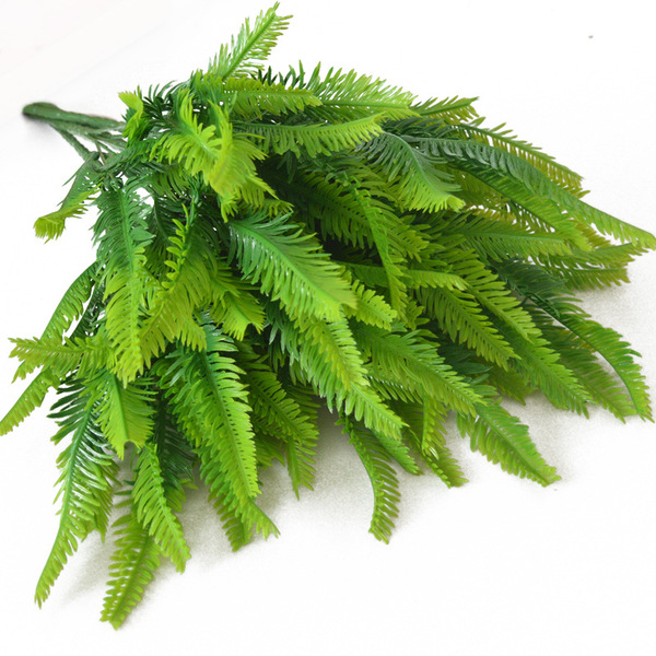 Plant wall with simulation green plant fern simulation plant potted…