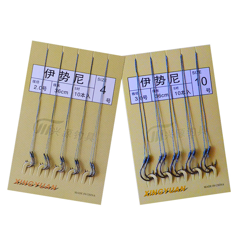 Factory wholesale strong horse line double hook tied sub -line dual…