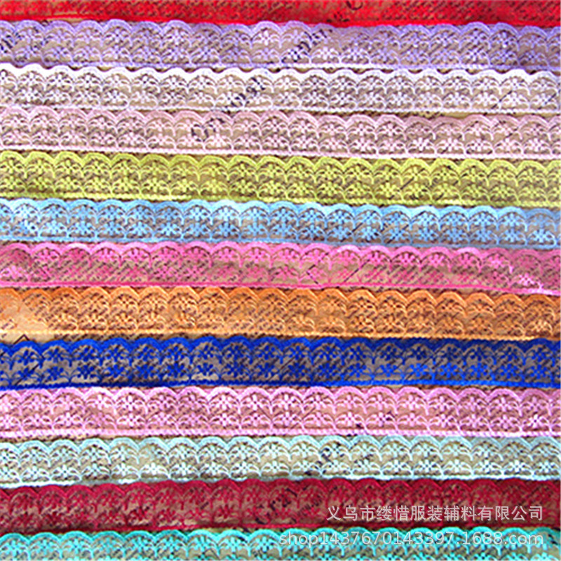 热销蕾丝花边 2.2cm米字无弹花边 外贸DIY工艺品蕾丝花边服装辅料