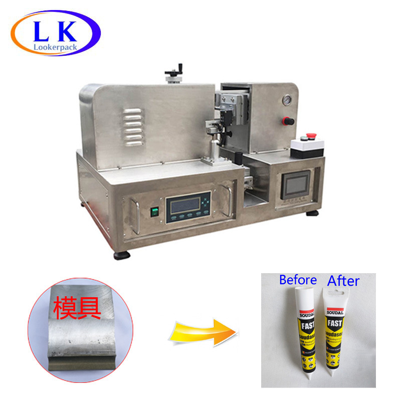 批发半自动异型封尾机 打孔封尾机 倒角封尾机 飞机孔软管封尾机